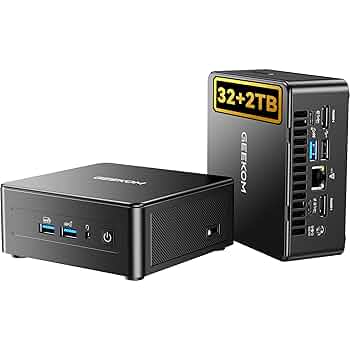 GEEKOM IT15 Ultra AI ミニPC（美品） GEEKOM IT15 Mini PC, Intel Core Ultra 9 285H, 32GB DDR5, 2TB